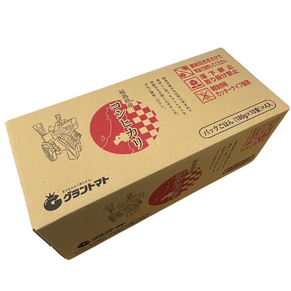 パックご飯 180g 40食セット(10個×4セット) 福島県産コシヒカリ使用 オリジナルパックご飯